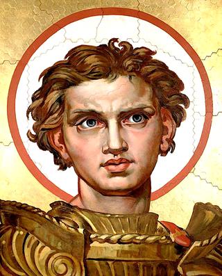 Head of Saint George (study for a mosaic)