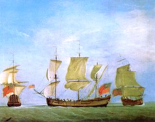 English Privateer in Three Positions