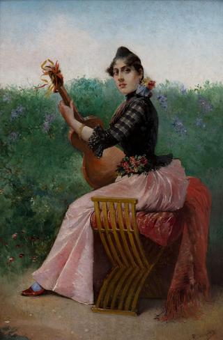 Mujer con guitarra