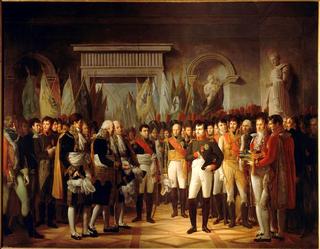 Napoleon I receives deputies of the French Senate at the Royal Palace of Berlin, November 19, 1806