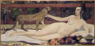 Odalisque and Leopard