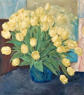 Still-life with Yellow Tulips