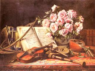 Still Life With Musical Instruments