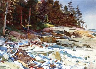 Ryefield Beach, Ironbound Island, Maine