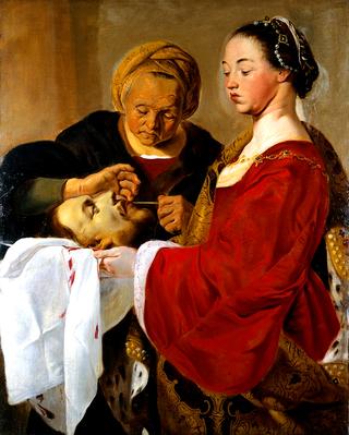 Herodias mutilating St John the Baptist's head