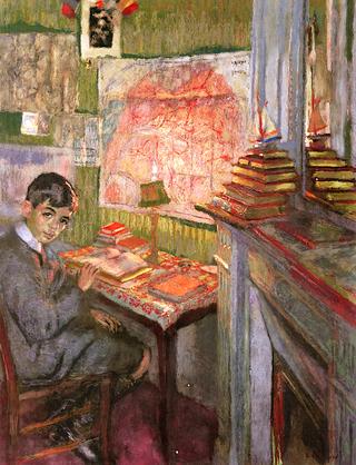 Portrait of Jadques Laroche, Child, at His Work Table