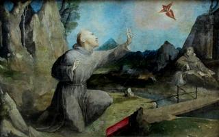 Saint Francis Receiving the Stigmata (from the predella of the Oratorio-altarpiece)
