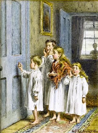 Four Children in Nightwear
