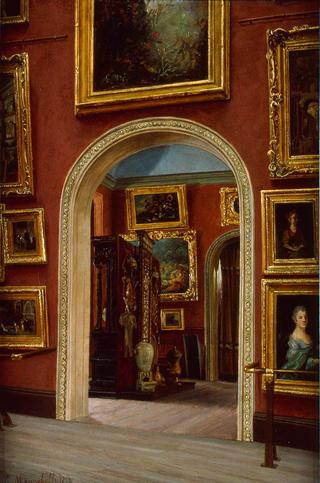 View of a Gallery in the Museum of Fine Arts, Copley Square