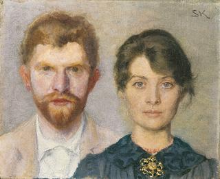玛丽和彼德·塞韦林·克洛耶的双人肖像