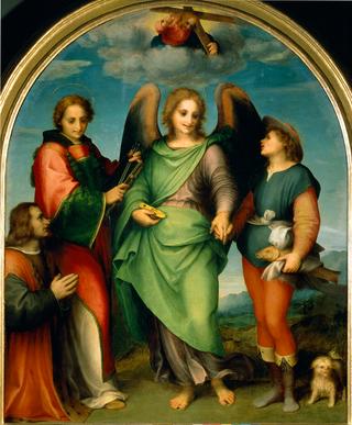 Archangel Raphael with Tobias