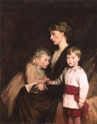 Portrait of Mother and Children