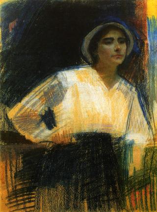 Portrait of Painter Frida Meerson