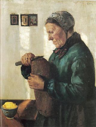 切面包的女人