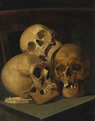 Still Life of Three Skulls