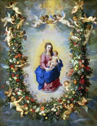 Virgin and Child in the Garland of Flowers