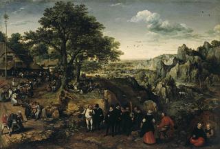 Landscape with a Rural Festival