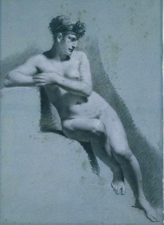 Study of a Nude Woman, Seated Looking to the Right
