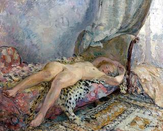 Reclining Nude in an Interior