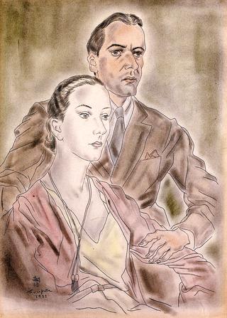 Portrait of Alfred Lunt and Lynn Fontanne