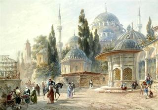 The Sehzade Mosque in Laleli, Constantinople