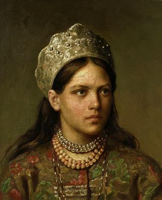 Girl in the Russian Costume