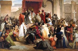 Pope Urban II Preaching the First Crusade