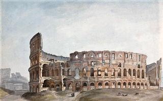 Exterior of the Colosseum from the West