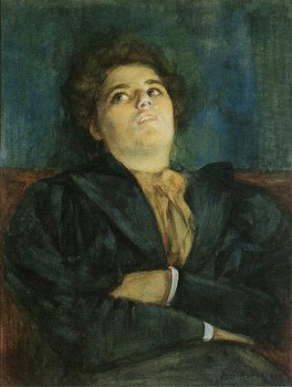 Seated Woman with Arms Crossed