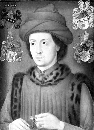 一个人的肖像，传统上说是罗杰，布莱特斯威克盖尔德恩伯爵