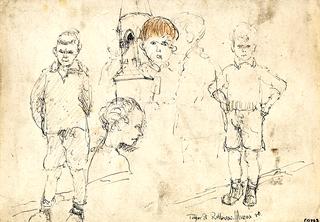 Five Studies of Children, Taylor Street, Rottenrow, Glasgow