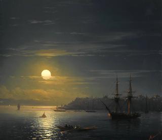 Moonlit Night in Constantinople