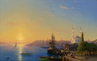 View of Constantinople and Bosphorus