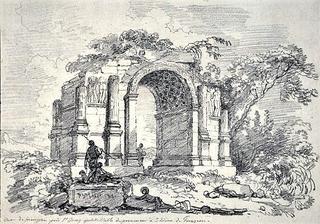 The Triumphal Arch at Saint-Rémy-de-Provence (Glanum), France
