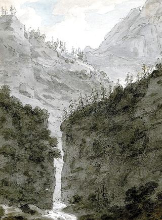 Upon the Linth near the Panten-Brücke in the Canton of Glarus