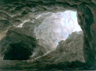平原上的一个洞穴