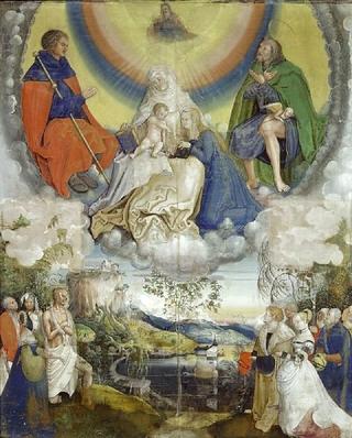 圣安妮与圣母和圣婴，圣詹姆斯大帝和圣罗奇
