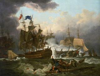 The Battle of Camperdown, 11 October 1797