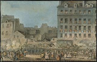 1789年10月6日，路易十六进入巴黎