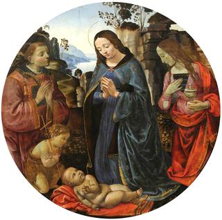 The Virgin Adoring the Child, with Saints Lawrence and Mary Magdalen and the Infant Saint John