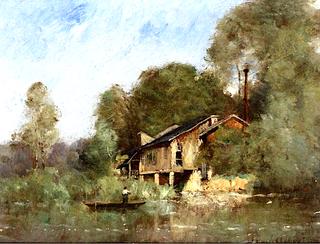 By the Watermill, Fresnay-sur-Sarthe