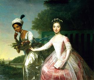 Portrait of Dido Elizabeth Belle Lindsay and her cousin Lady Elizabeth Murray