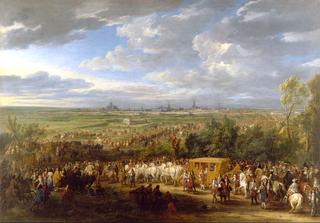 The entry of King Louis XIV and Queen Maria-Theresa in Arras on 30 July 1667