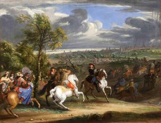 Louis XIV with his Army at the Siege of Courtrai in 1667