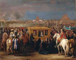 Solemn entry of King Louis XIV and Queen Maria-Theresa in Douai on 23 August 1667