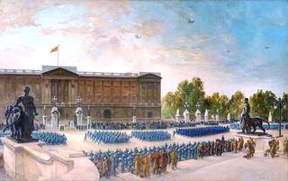 白金汉宫皇家空军阅兵式：英国之战纪念日