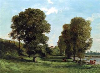 Large Oaks, by the Water, Port-Berteau