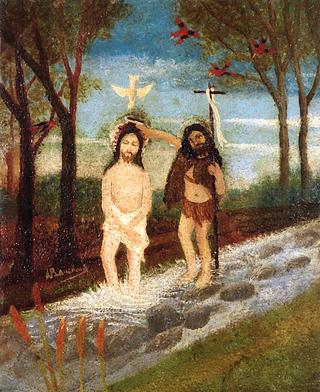 Saint John the Baptist Baptising Christ