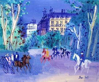 Carriages and Riders in the Bois de Boulogne