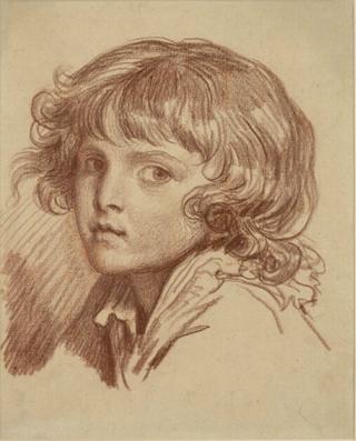 Head of a Boy with Curly hair